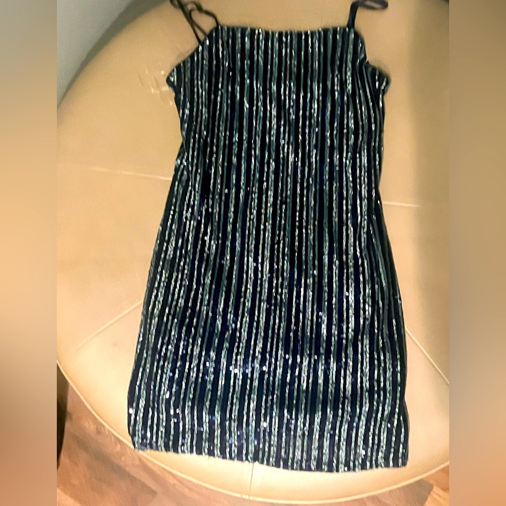 New with tags evening sequences dress